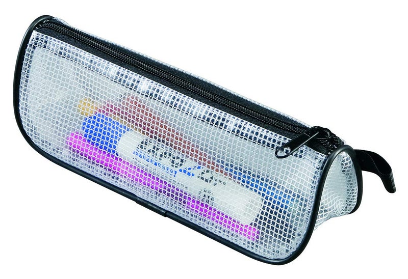 ALVIN NBC8 Mesh Tool, Pencil, and Ruler Case, Multi-Use Organization Bag for Item Storage and Arranging, Great for Needlework Projects, Art Supplies, and Travel - 3 x 8 Inch - Image 1